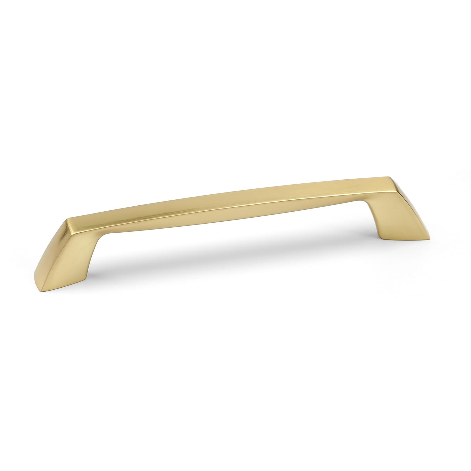(160Mm Handle ) 160Mm Brushed Brass Handle 76Mm Cup Handle & Knob 5060796706727