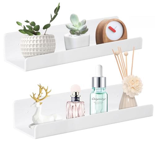 SHMSHNG Scaffale a Muro Senza Forare Scaffale