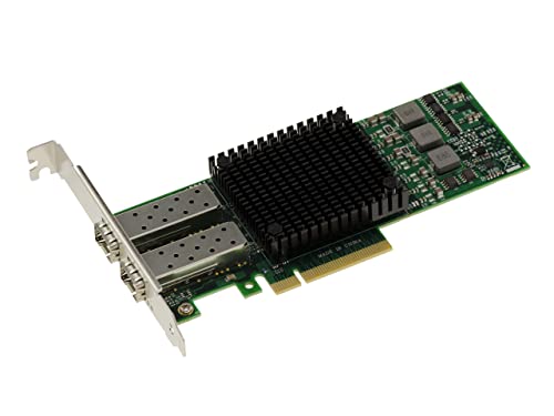 KALEA INFORMATIQUE Tarjeta controladora PCIe LAN 10G Fibre SFP+ con 2 Puertos LC y chipset BROADCOM BCM57810   Adaptador de Red de Fibra Ethernet 10GbE