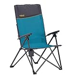 Becky besteht aus einem stabilen, pulverbeschichteten Leichtbau-Stahlgestänge; bezogen mit festem und langlebigen 600D Rip Stop Gewebe; bis zu 120kg Traglast