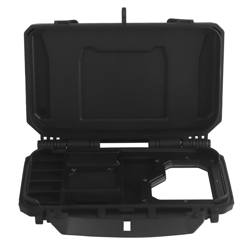Grand étui tactique MOLLE pour écrans de 6 à 17 cm, support de poitrine pour téléphone portable avec fenêtre de visualisation pour navigation cartographique, airsoft, chasse, gilet, plaque de