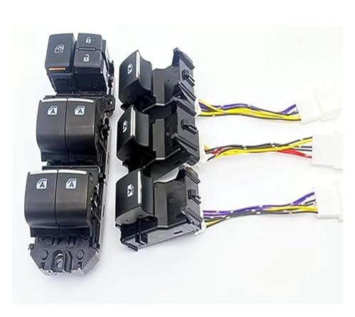 Interrupteur commande vitre résistant pour Toyota RAV4 2018-2022 bouton lève-vitre d'origine