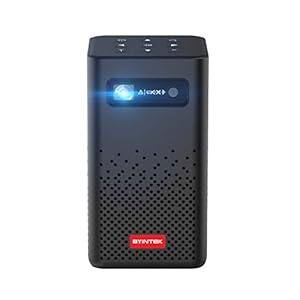 BYINTEK P20 draagbare mini projector, DLP Pico videoprojector ondersteunt 1080p 4K, LED thuisbioscoop met oplaadbare…