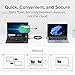 Plugable USB Transfer Cable, Unlimited Use, Transfer Data Between 2 Windows PC's, Compatible with Windows 11, 10, 7, XP, Bravura Easy Computer Sync Software Included