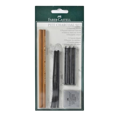 Faber-Castell FC112996 - Kit de carboncillo