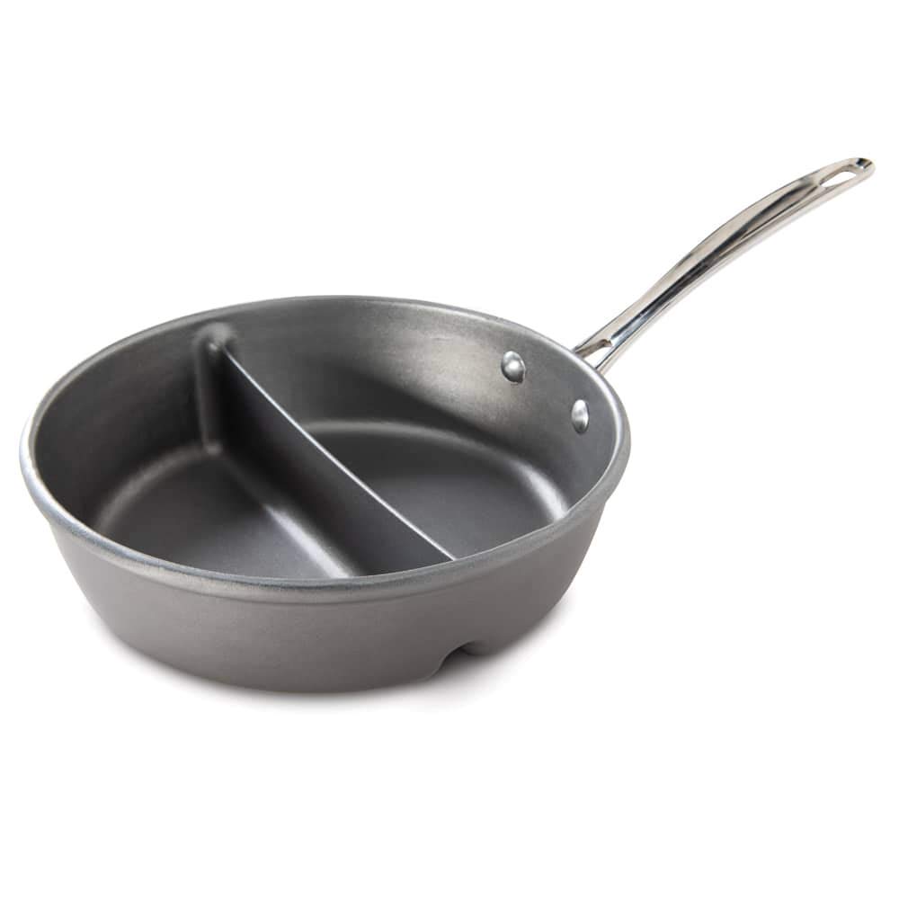 Nordic Ware Divided Sauce Pan, 2-in-1, Silver