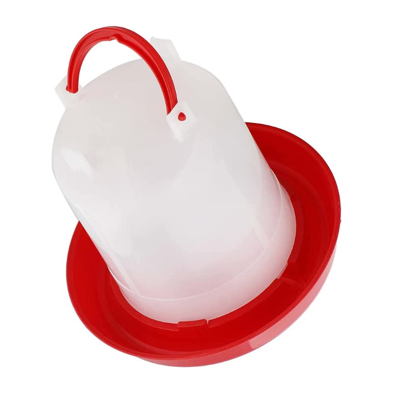 Küken Feeder ,Küken Trinkbrunnen Kit ,1.5L Tränke für Geflügel,Hängender Geflügelfutter Automat Geflügelbrunnen Kunststoff Geflügeltrinker für Farm, Hühnerstall, Huhn – Bild 3