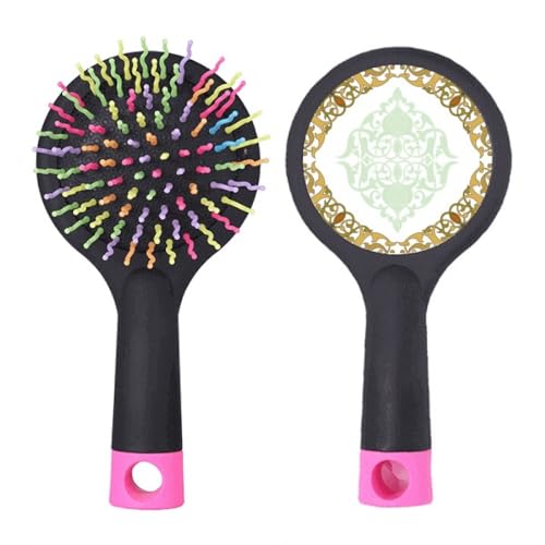 Brosse à cheveux coussin motif floral et cadre baroque moderne pour salon