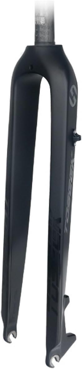 Full Carbon Bikes Rigid Fork 26" 27.5" 29" XC Mountain Bikes Fork 1-1/8'' Straight Tube Disc Brake Bikes Front Forks Quick Release Bike Hard Fork 9 * 100mm QR(Black White,29in)