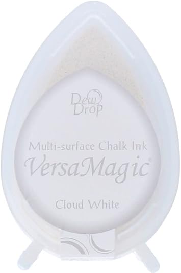 Tsukineko VersaMagic Dew Drop Inkpad of All Kinds, Cloud White