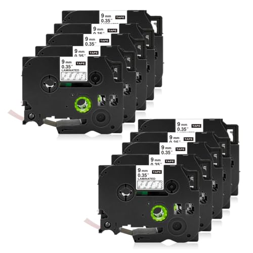 Flowerty �݊� �u���U�[�H�� TZe-125 �����n������ 10�Z�b�g 9mm�� ����8m �s�[�^�b�` P-touch �ėp �e�[�v�J�[�g���b�W