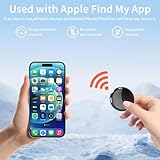 2 Pack Tracker Tag [Apple MFi Certified] Air Pair with Apple Find My(iOS Only) Bluetooth Smart Tracker Tag Key Finder Item Locator Waterproof Finder Worldwide Tracking for Kids Pet Wallet Backpack Dog - Image 4