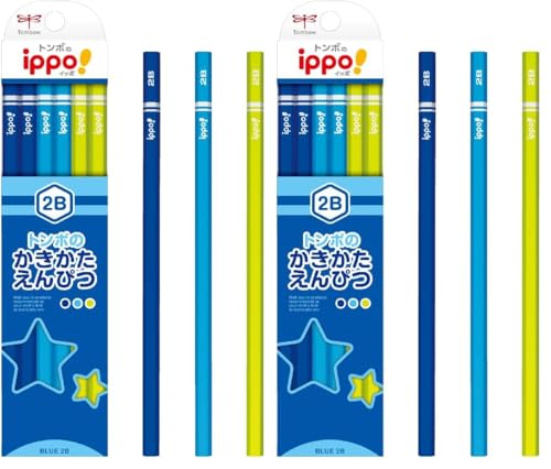 �g���{(Tombow) ���M ippo! ������������҂� 2B �v���[�� Blue KB-KPM04-2B (× 2)