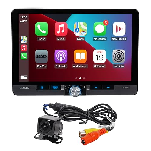 Jensen J1CA10FL-BUC 10.1-inch Certified Apple CarPlay Android Auto Wired or...