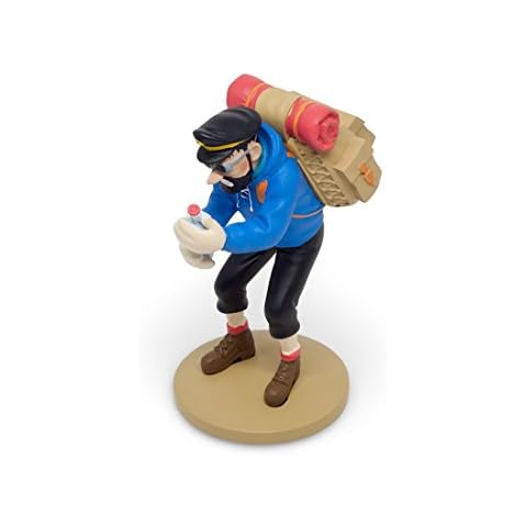 Figurine Moulinsart Résine Bleue Cover