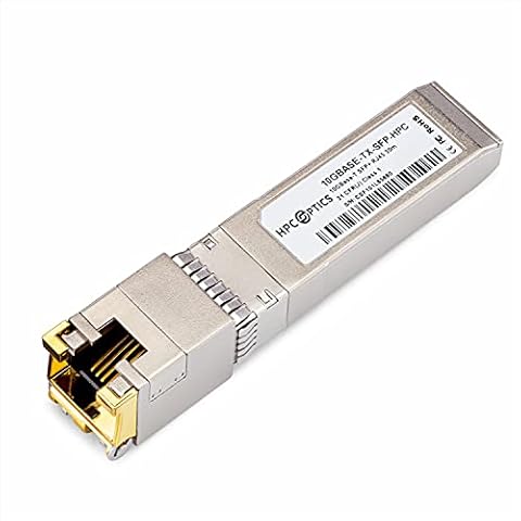 HPC Optics Compatible with Fortinet FN-TRAN-SFP+GC 10GBASE-T SFP+ Transceiver | 10G TX RJ-45 Copper 30m FN-TRAN-SFP+GC-HPC Cover