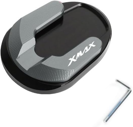 For YAMAHA XMAX300 XMAX250 XMAX125 2017-2024 Motorcycle CNC Kickstand Foot Side Stand Extension Pad Support Plate Enlarge