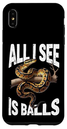 �{�[���p�C�\�� �T���O���X���D�� ঒��� �w�r Ball Python Snake Owner �X�}�z�P�[�X iPhone XS Max �p