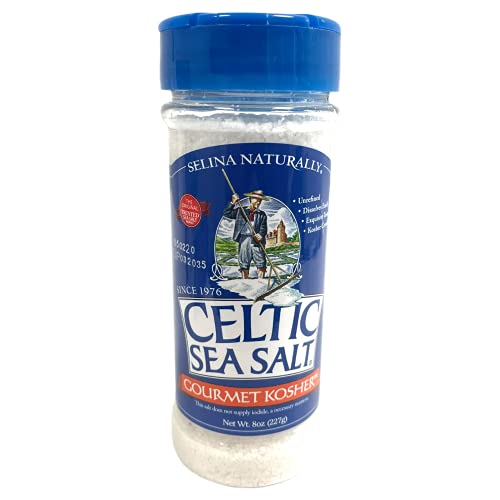 Sal Gourmet Kosher Celtic Sea Salt 0.5 lb shaker miniatura 1