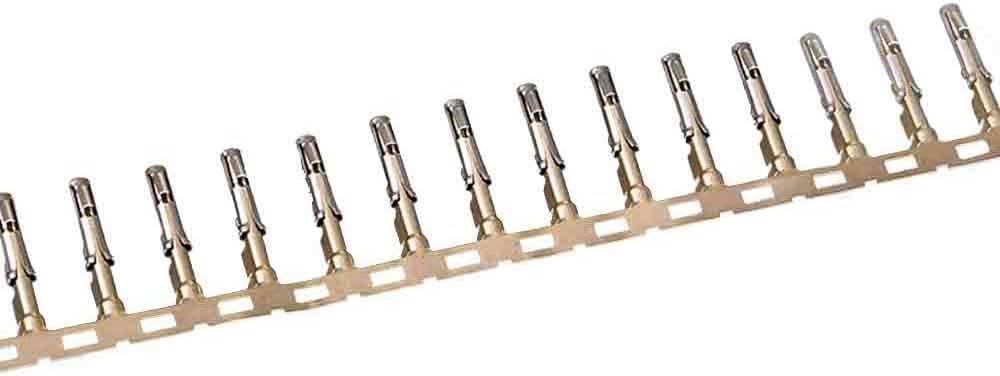 3Pin New Energy Vehicle Connector Crimping Terminal Metal Tail Cover Straight Male Plug with 3 Female Terminals