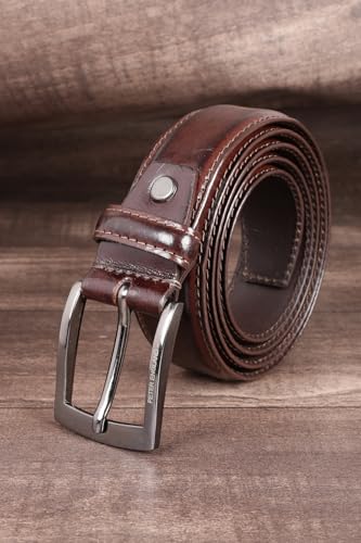 Image of Peter England Men's Leather Everyday Formal Belt