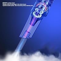 Akku Staubsauger, Kabellos Vacuum Cleaner Akkustaubsauger Akkusauger, Cordless Leise tielstaubsauger Elektrische Sauger, Kabelloser Stabstaubsauger Anti Tangle für Tierhaare/Teppiche/Hartböden/Auto – Ansicht 2