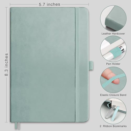 Image of RETTACY Dotted Journal Notebook, 192 Pages, A5 Medium Size (5.7'' x 8.3'')
