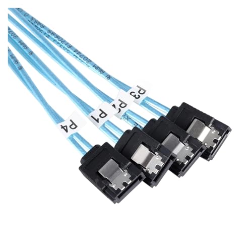 Splitter Cables SFF-8087 36-Pines a 4 SATA 7-Pines 0.7m miniatura 7