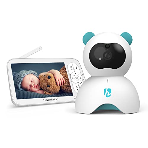 Babá Eletrônica Câmera Segurança Doméstica Sem Fio Hm136 1080p Wi-Fi 2.4 GHz para Bebé com Monitor L