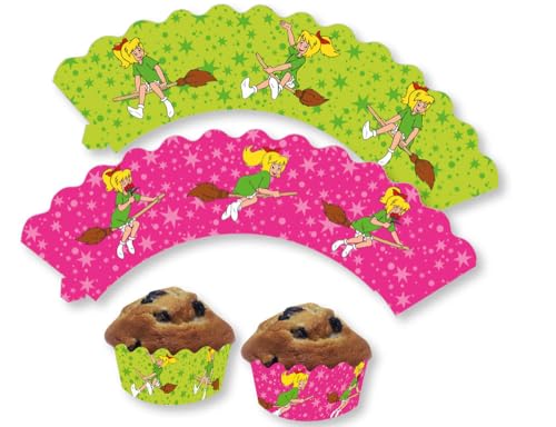 Unbekannt Bibi Blocksberg Lot de 12 décorations pour Muffins et Cupcakes