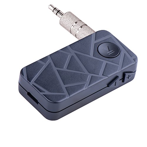 SUNNEST Wireless Bluetooth 4.1 Audio Music Receiver Adapter with 3.5 mm Stereo Output and Hands Free Call for Most Smartphones, Tablets, Audio Player, Car or Home Audio Music Streaming Sound System.