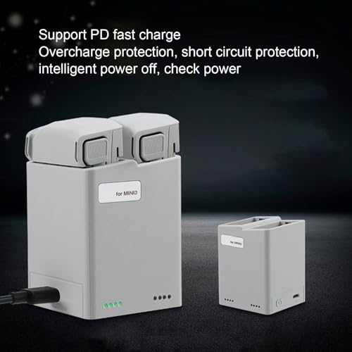 Baterías Mini 3 Pro y hub de carga dual Alomejor para solucionar la falta de autonomía al volar 3
