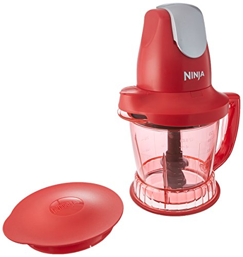 Ninja Storm Blender with 450 Watts Food & Drink Maker/Food Processor - QB751QR -(Renewed) (Red)