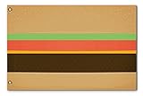 Dwelling in Fantasy Burger Kingdom Flag (3 ft x 2 ft)