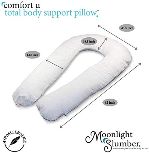 Moonlight Comfort-U Total Body Pregnancy Support Pillow. Full Size. Comfort U Total Body Support. - Thumbnail 7