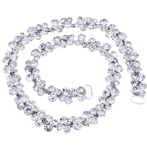 Bridal Rhinestones Belt Handmade Crystal Belts Thin Evening Dress Accessories for Wedding Dress Bridesmaid Flower Gril