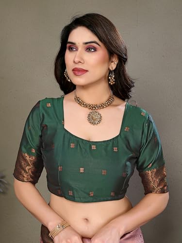 Image of Avantika Fashion Women's Kanjivaram Style Soft Silk Banarasi Sarees With Blouse Piece For Women
