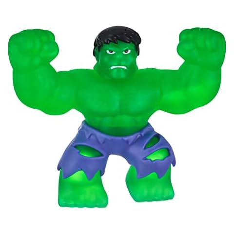 Heroes of Goo Jit Zu Marvel Hero Pack. The Incredible Hulk - Crunchy, 4.5-Inches Tall. Ideal Christmas / Birthday present for boys. Superhero toy Cover