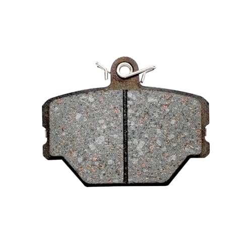 Image of Detroit Axle - Front Brake Pads for 2005-2016 Smart Fortwo Ceramic Brake Pads w /Hardware 2006 2007 2008 2009 2010 2011 2012 2013 2014 2015 Replacement