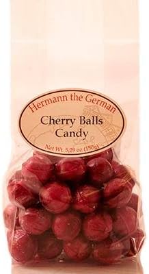 Hermann the German Kirsch Kugeln 150g (Cherry Balls Candy 5.29oz)