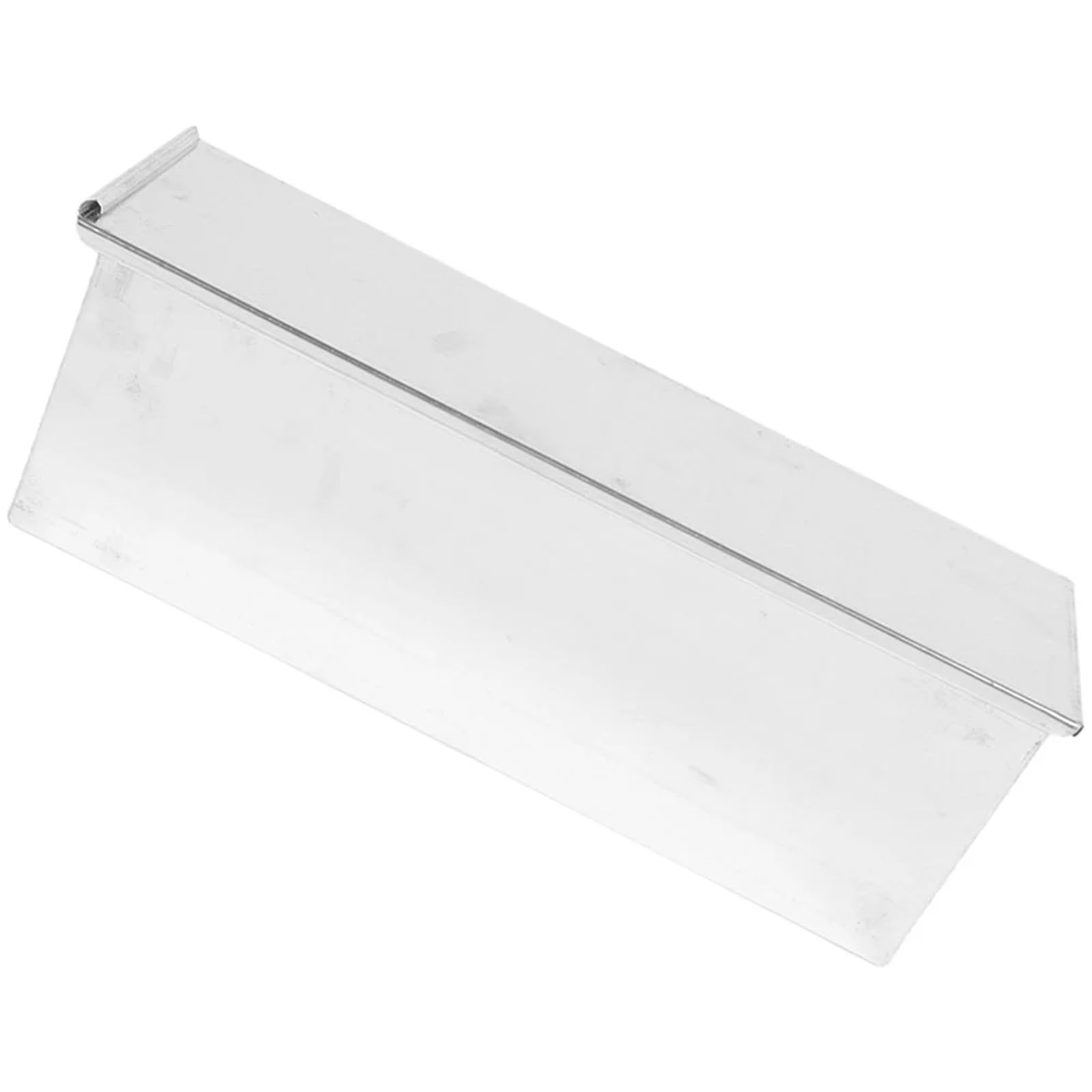 Contenitore per pane tostato in acciaio inox, per pane e pagnotta, coperchio in lega di alluminio, contenitori riutilizzabili (34 x 13,5 x 12 cm)