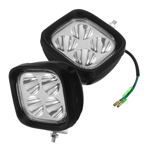 Hohopeti 2 pezzi Faro LED per Carrello Elevatore Luce Bianca ad Alta Luminosità Resistente e Leggera Facile da Installare per Sicurezza e Visibilità Ottimale
