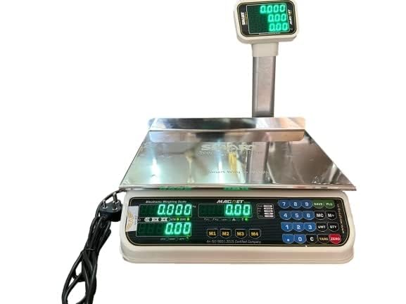 Aves ACS-30 Digital Weighing Scale with Max Capacity 40 Kg (Price Computing)