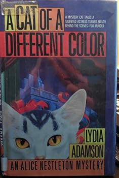 Hardcover A Cat of a Different Color: An Alice Nestleton Mystery (G K Hall Large Print Book Series) Book