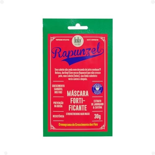 Lola Rapunzel Máscara Capilar Fortificante, Tratamento Capilar, 30g