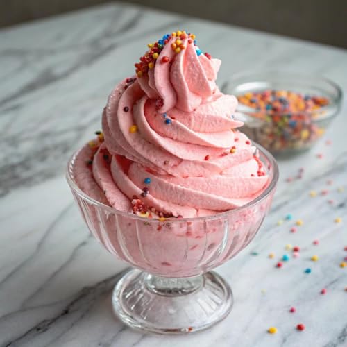 Frostline Pink Cotton Candy Soft Serve Ice Cream Mix, Lactose & Gluten Free- Just Add Water, Dairy or Dairy Free Alternative, Use with Blender, Countertop Ice Cream Maker, Soft Serve Machine- 6 lb Bag - Thumbnail 5