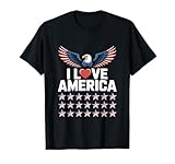 i love america ali d'aquila stelle maglietta
