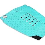 5 Piece EVA Surfboard Deck Traction Pads for Stomp Skimboards, Surf Boards, Funboard, Fish Board/Aqua Blue Gray Black - Image 2