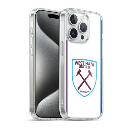 Carcasa iPhone 15 Pro West Ham United evita arañazos con esta funda flexible del escudo oficial