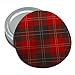 Plaid Red Gray Grey Pattern Round Rubber Non-Slip Jar Gripper Lid Opener